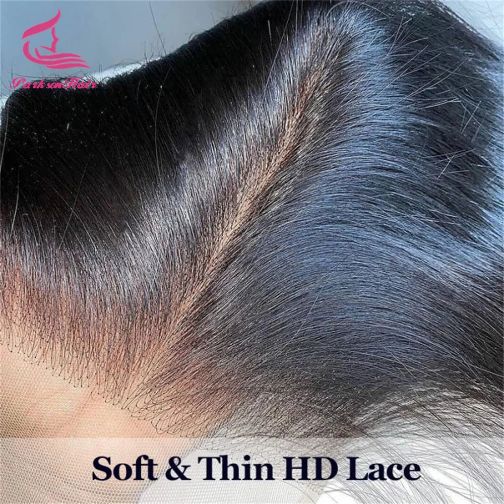 13x4 HD Full Lace Front Curly Wigs Deep Wave Human Hair Wig Brazilian Swiss HD Full Frontal Wig For Women Pre Plucked Curly Wig